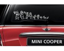 Zombie Family Stick Figures Car Decals Zombie Family Stick Figures Car Decals