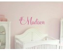 Personalised Name and Butterfly - Girls Decal Personalised Name and Butterfly - Girls Decal