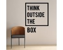 Think Outside The Box-Motivation Quotes Wall Sticker