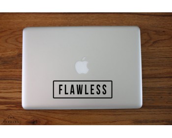 Flawess - Laptop Decal - Laptop Sticker - Car Decal - Car Sticker