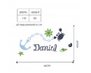 Nautical Personalized Name Nautical Personalized Name Decal for Nursery