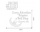 Every Adventure Requires a First Step Every Adventure Requires a First Step Quote Decal