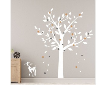 Nursery Tree Decal with Deer