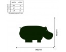 Hippo Wall Decal Hippo Wall Decal Animal Stickers For Nursery